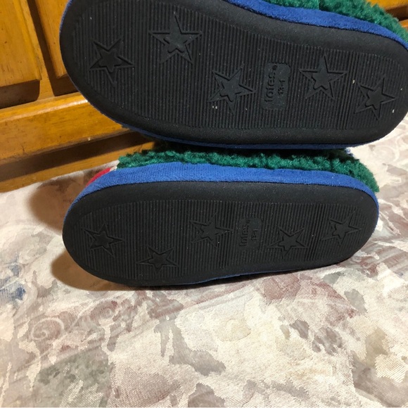 Totes Toddlers Green Dino slippers Boots - Picture 5 of 6